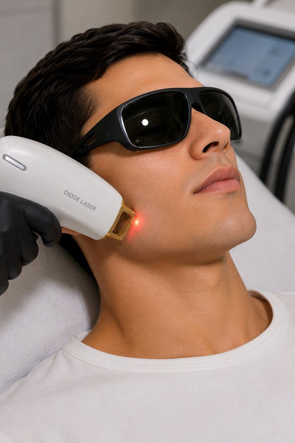 Sessão de depilação a laser na Milele Laser